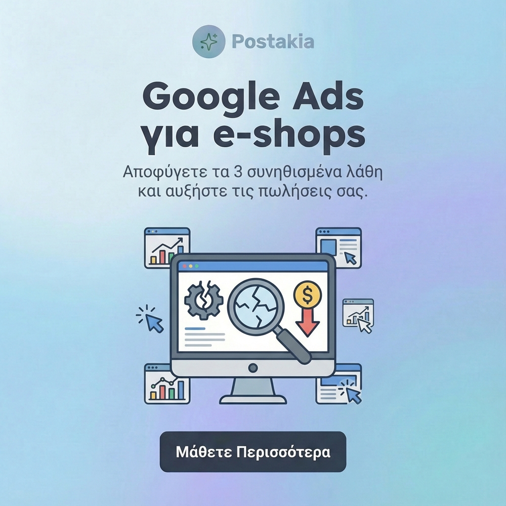 3 Λάθη που Κάνουν τα e-shops στα Google Ads (και Fix)